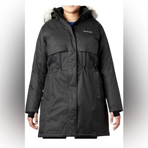 Columbia Women Plus Apres Arson II Long Down Jacket Omni Heat